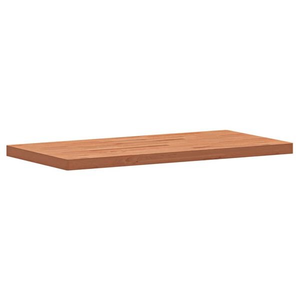 Stačiakampio formos bukmedžio stalviršis 100x50x4 cm