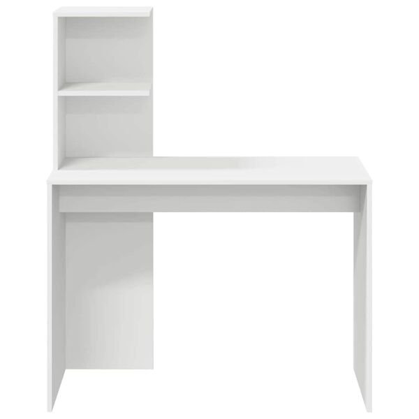 Stalas Balta 102 x 50 x 124 cm Apdirbta mediena Balta nuotrauka 5
