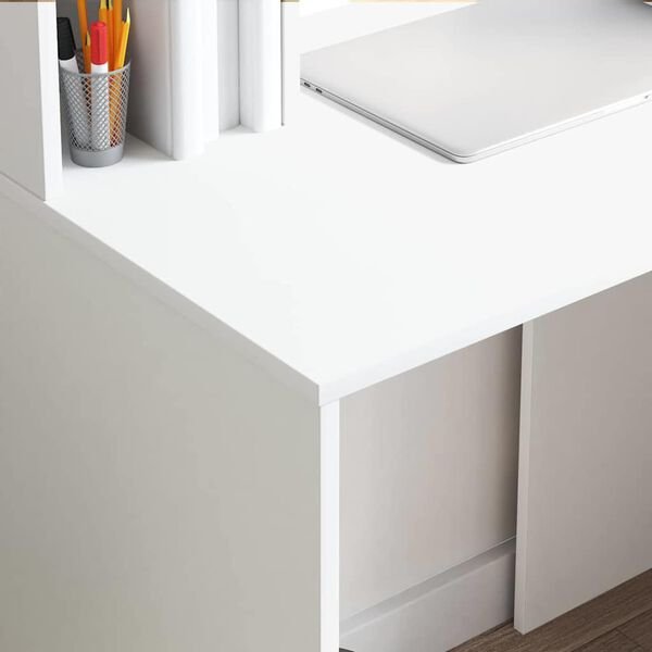 Stalas Balta 91 x 50 x 149 cm Apdirbta mediena Balta nuotrauka 4