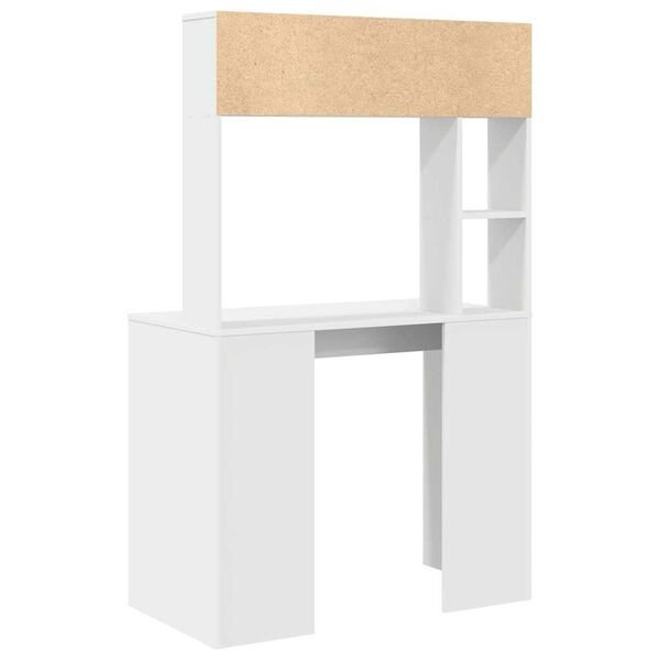 Stalas Balta 91 x 50 x 149 cm Apdirbta mediena Balta nuotrauka 7