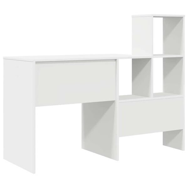 Stalas Balta Apdirbta mediena 131,5 x 50 x 106,5 cm Balta nuotrauka 7