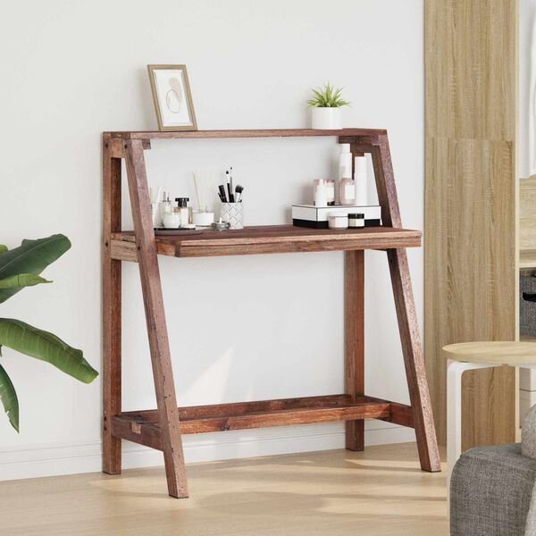 Stalas Ruda 90 x 50 x 103 cm Kietas atkurtas medis nuotrauka 3