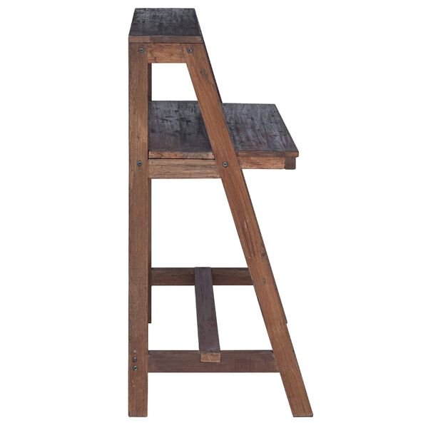 Stalas Ruda 90 x 50 x 103 cm Kietas atkurtas medis nuotrauka 5
