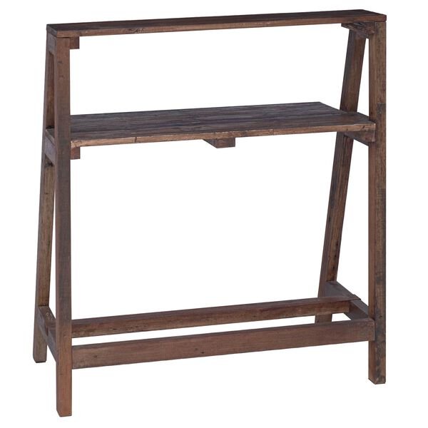 Stalas Ruda 90 x 50 x 103 cm Kietas atkurtas medis nuotrauka 6
