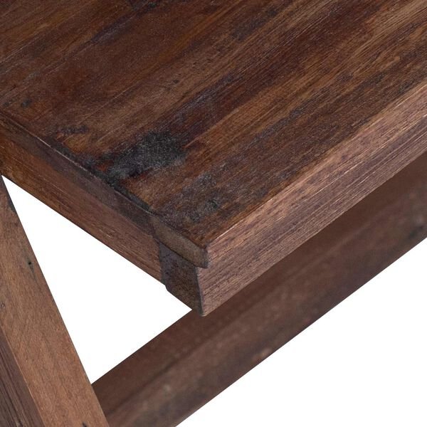 Stalas Ruda 90 x 50 x 103 cm Kietas atkurtas medis nuotrauka 7