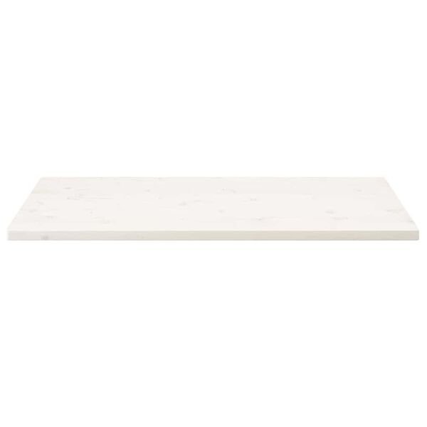 Stalviršis, baltas, 100x60x2,5cm, pušies masyvas, stačiakampis Balta 100 x 60 x 2.5 cm nuotrauka 3