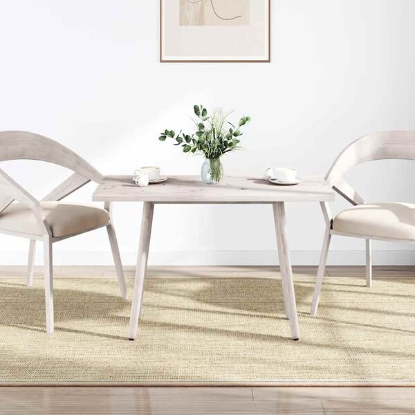 Stalviršis, baltas, 100x60x2,5cm, pušies masyvas, stačiakampis Balta 100 x 60 x 2.5 cm nuotrauka 2