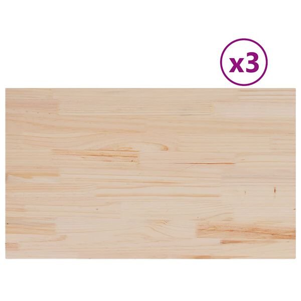 Stalviršis stalui iš pušies masyvo 80x47x1,7 cm