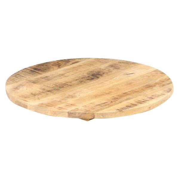 Apvalus stalviršis iš mango medienos, 50 cm skersmens