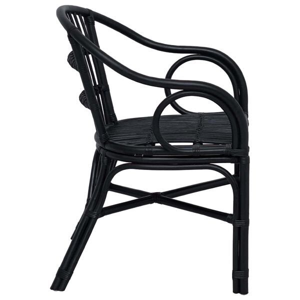 Susilankstantis krėslas Ratanas Juoda 58 x 60 x 81 cm Juoda nuotrauka 5