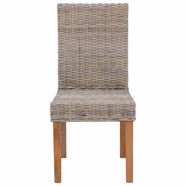 Valgomasis krėslas GENDT 2 vnt. Kubu pilka 45 x 54 x 93 cm Pilka nuotrauka 5