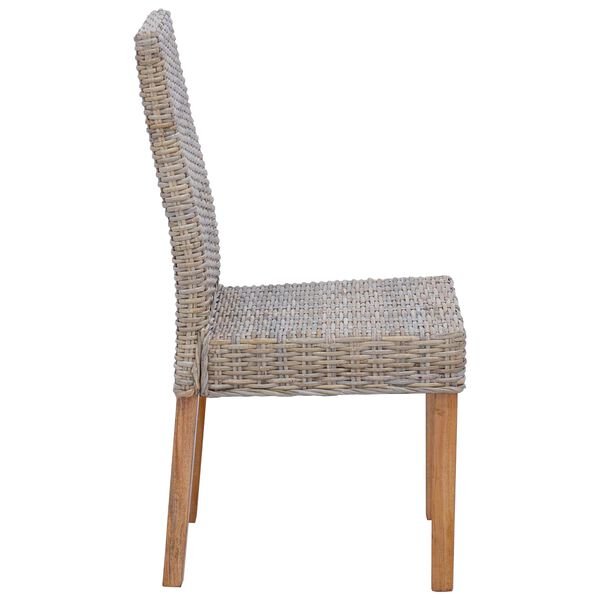 Valgomasis krėslas GENDT 2 vnt. Kubu pilka 45 x 54 x 93 cm Pilka nuotrauka 6