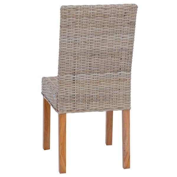 Valgomasis krėslas GENDT 2 vnt. Kubu pilka 45 x 54 x 93 cm Pilka nuotrauka 7