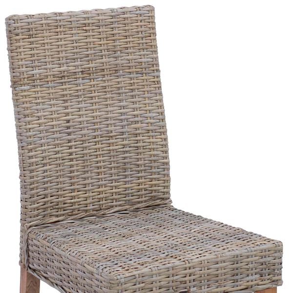 Valgomasis krėslas GENDT 2 vnt. Kubu pilka 45 x 54 x 93 cm Pilka nuotrauka 8