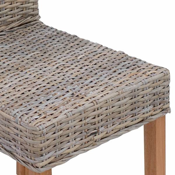 Valgomasis krėslas GENDT 2 vnt. Kubu pilka 45 x 54 x 93 cm Pilka nuotrauka 9