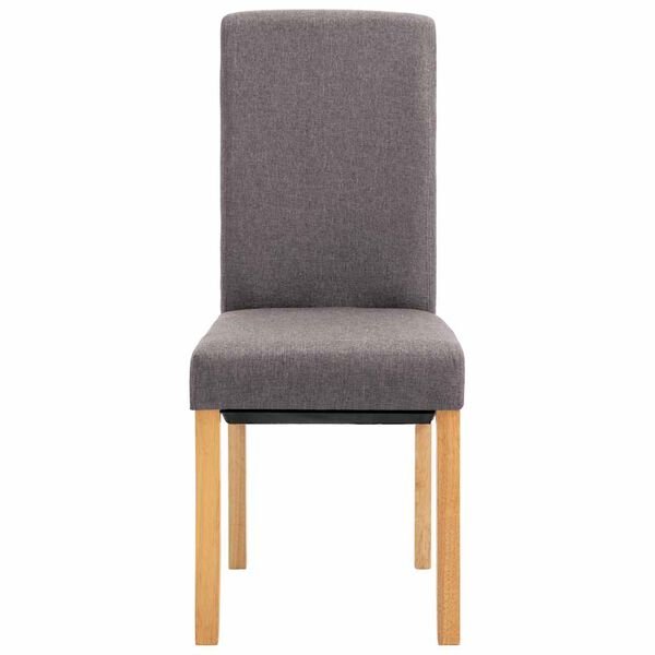 Valgomojo kėdės, 4vnt., taupe spalvos, audinys Taupe 4 nuotrauka 4