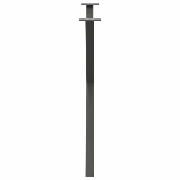 Valgomojo stalo kojos, 2 vnt., antracito spalvos, 90x(72-73) cm, plienas Antracito 90 x (72-73) cm (40 mm) 2 nuotrauka 6
